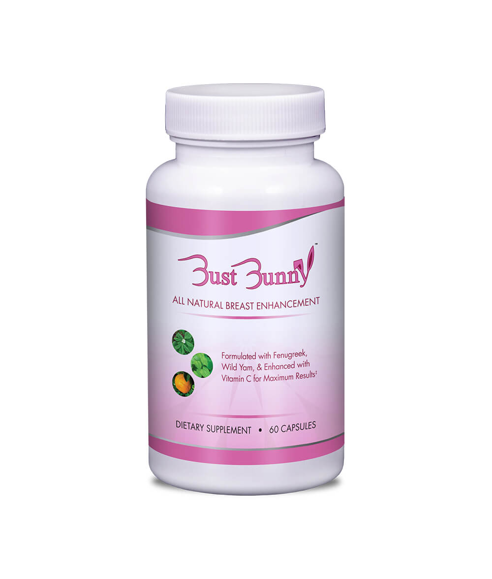 1 Month Supply Of Breast Enlargement Supplement Bust Bunny 