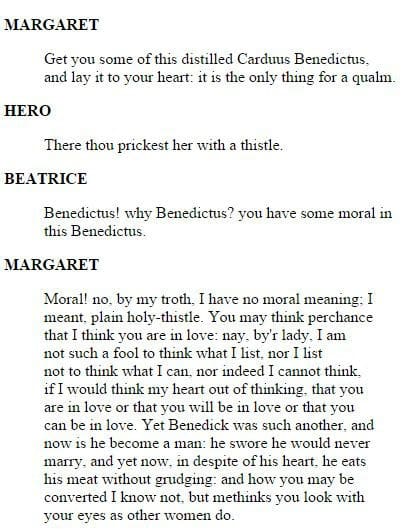 Blessed Thistle in Shakespeare