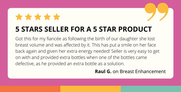 customer review of Bust Bunny Breast Enhancement