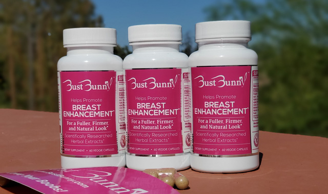 bottles of breast enhancement formula