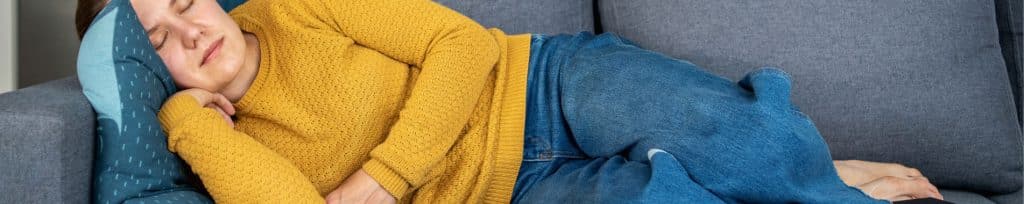 woman resting