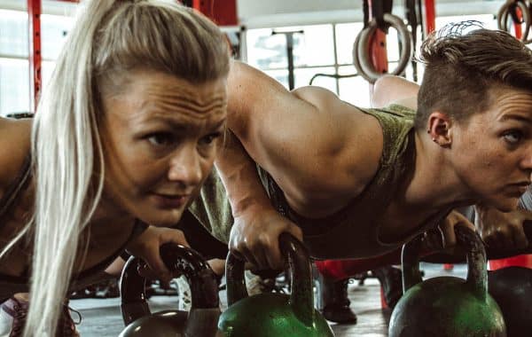 group of people working out