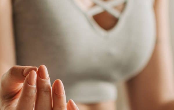 woman doing yoga pose