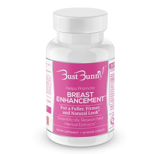 bottle of Bust Bunny’s breast enhancement