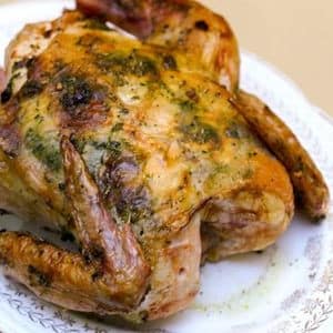 roast chicken with fenugreek