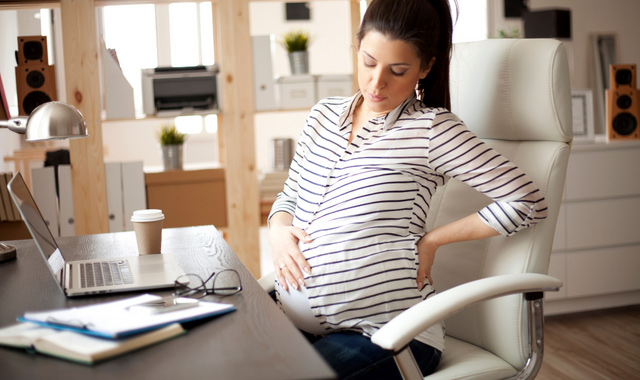 pregnant women working from home