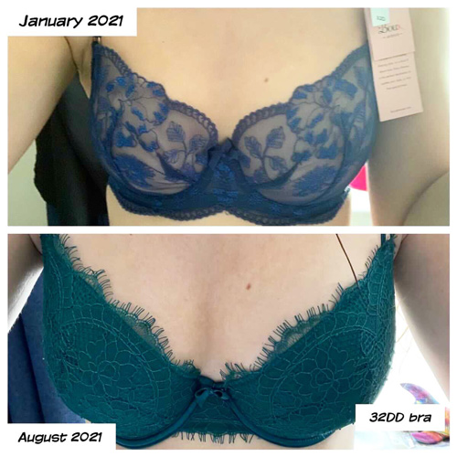 Squirell Joana before and after taking breast enhancement pills