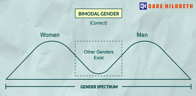 bimodal gender illustration