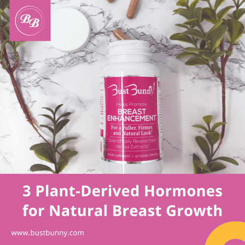 plant-derived hormones for natural breast growth Instagram promo