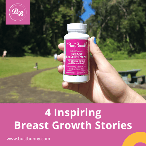 inspiring breast growth stories Instagram promo