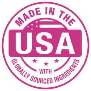 Made in the USA with globally sourced ingredients